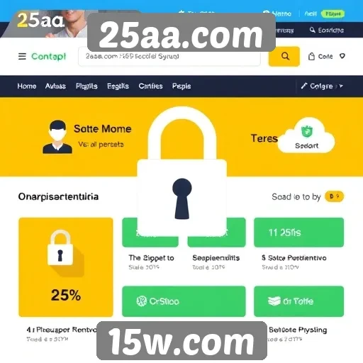 Segurança e privacidade no site 25aa.com
