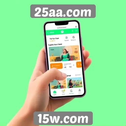 Experiência do usuário no 25aa.com em dispositivos móveis